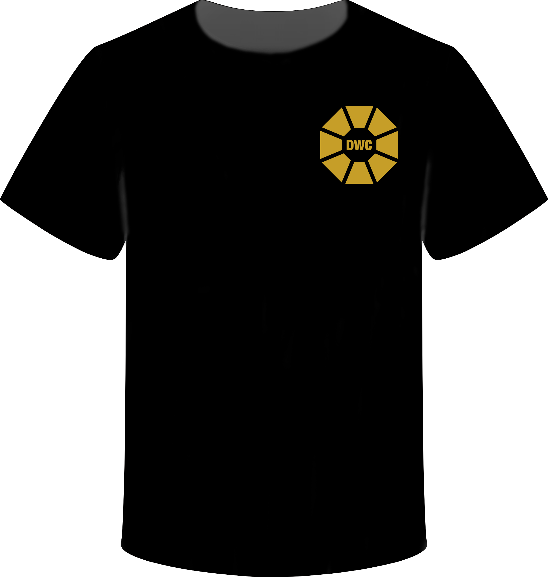 Shirt 8. Lehrergrad, schwarz mit goldenem Aufdruck