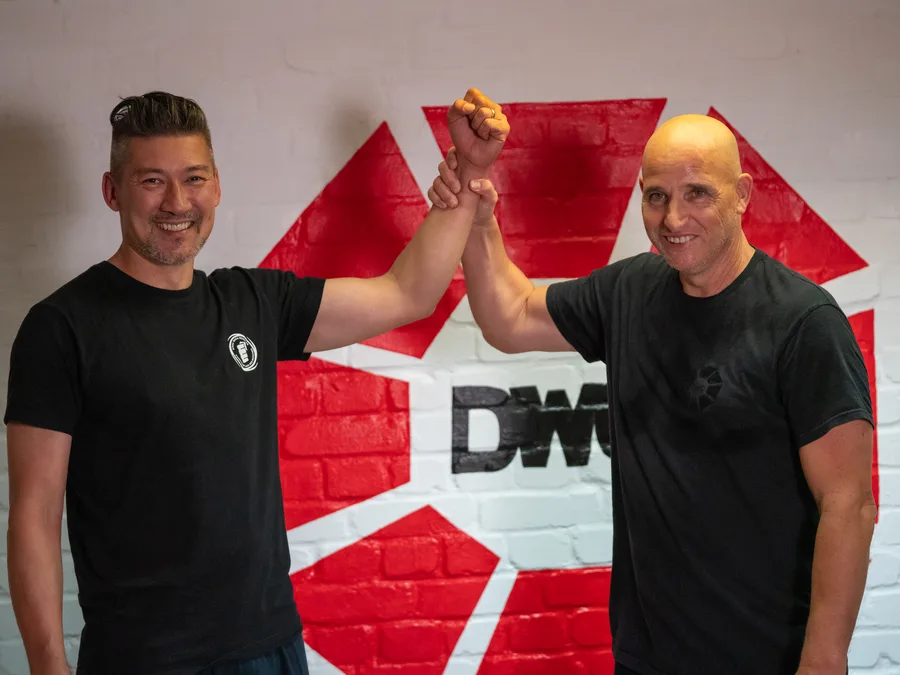 Eindrücke 8 Zwei Trainer nach dem gemeinsamen Training